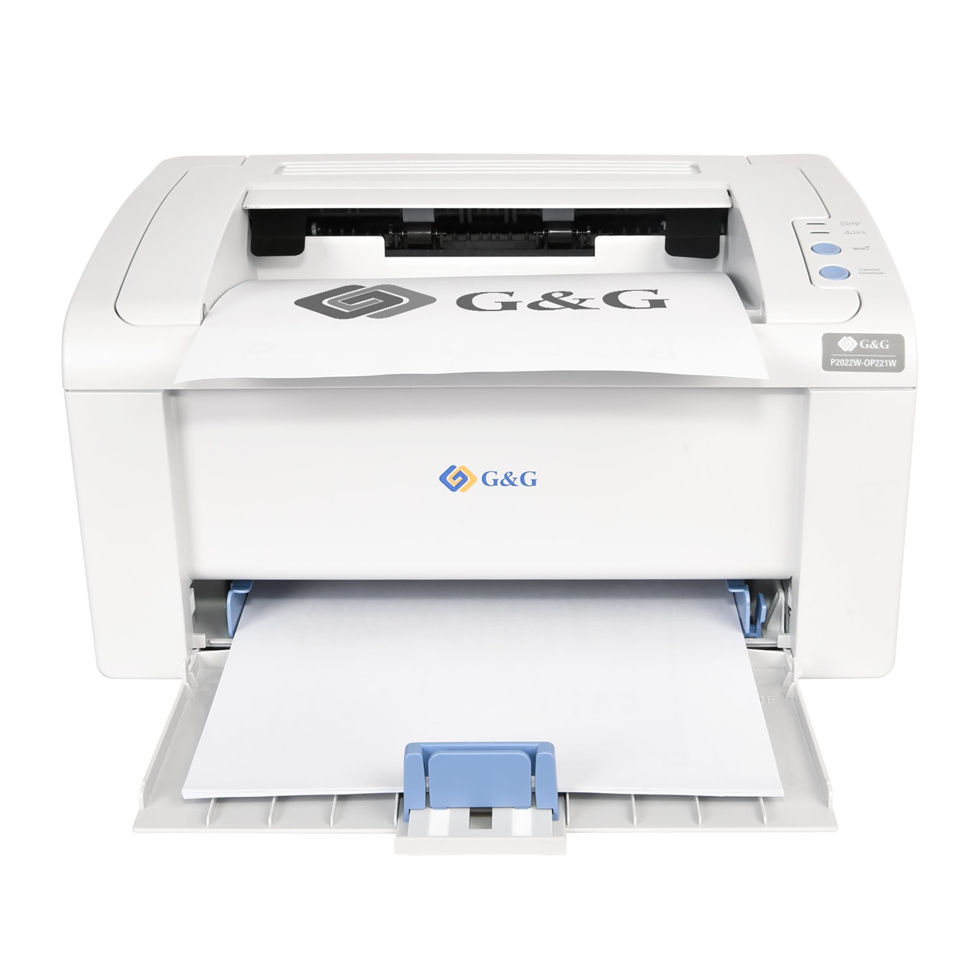 G&G P2022W Stampante Laser Bianco e Nero Wifi, Singola Funzione A4 Stampanti con Toner Laser in Offerta, 23 ppm, Compatta per Ufficio/Casa
