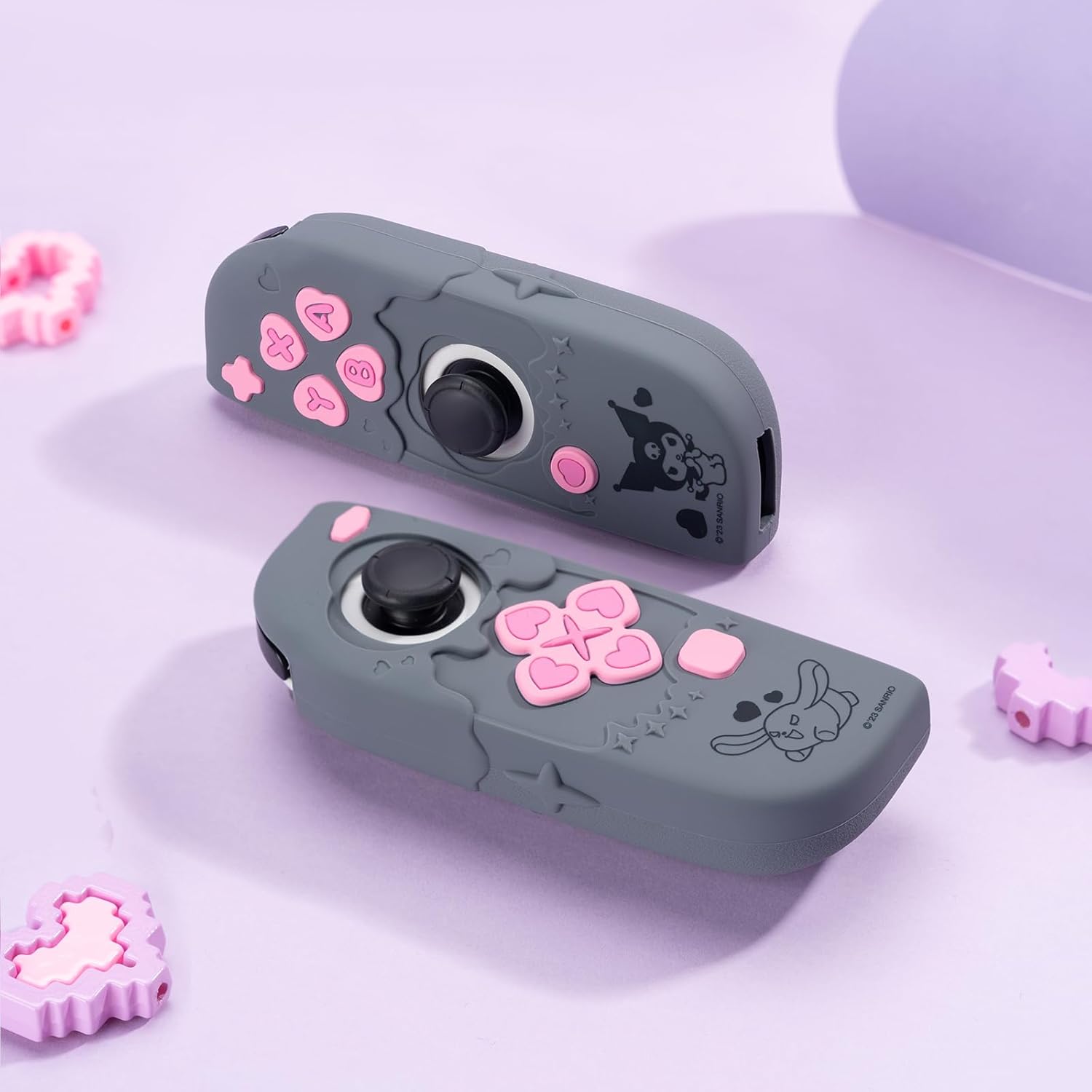 Protective Cover Case for Switch, Silicone Switch Controller Skin, Anti-Slip Protective Case for OLED Joy Con - Image 5