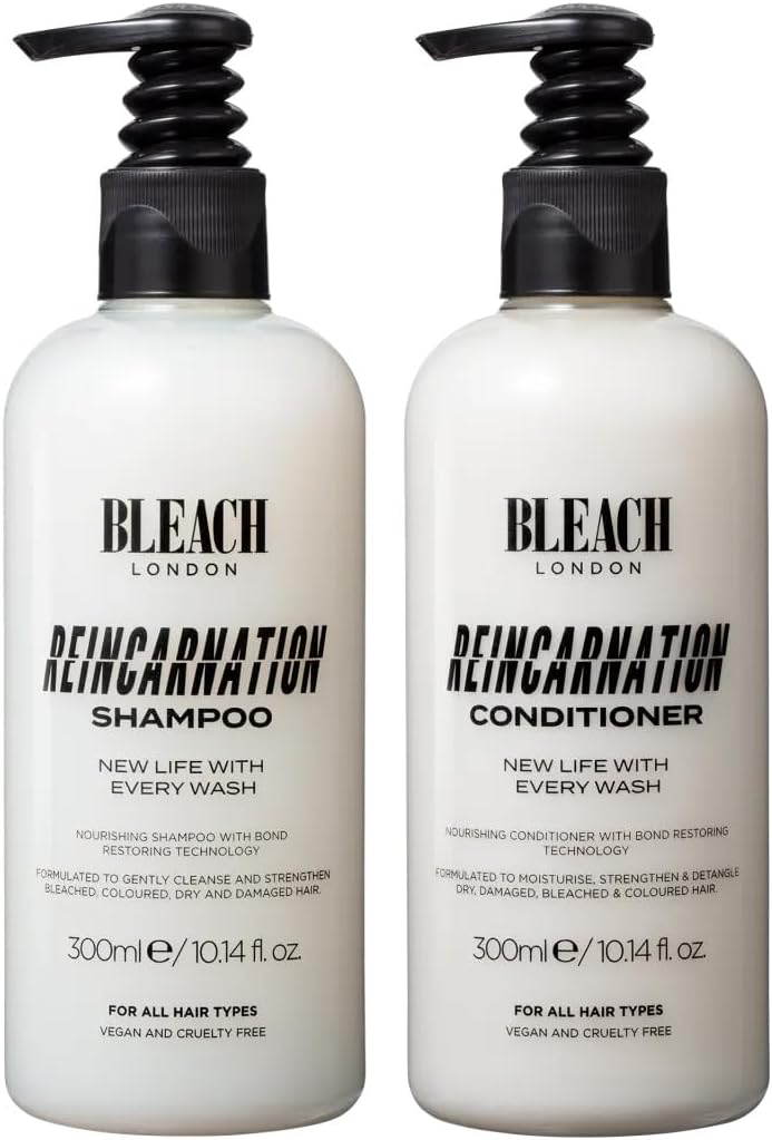 Reincarnation Bond Restoring Shampoo and Conditioner Set, Strengthening Treatment Repairs Dry, Damaged, Dyed or Bleached Hair, Vegan & PETA Approved (2 x 300ml)