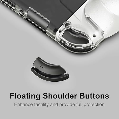 Miniatura 5 de Skull Co GripCase OLED - Una funda protectora transparente acoplable con agarres reemplazables para adaptarse a todos los tamaños de manos para