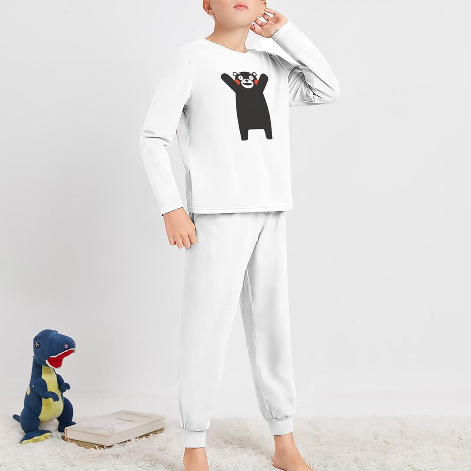 Amazon.co.jp: くまモン 子供用 パジャマセット 子供服 長袖 パジャマ