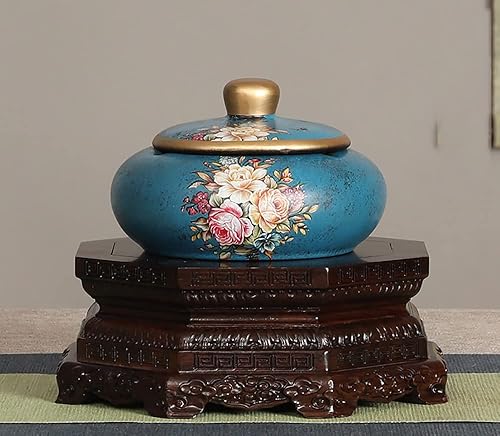 Miniatura 4 de Base octogonal de madera de ébano tallado florero de loto Vajra soporte de exhibición florero Guanyin Buddha estatua escultura pedestal