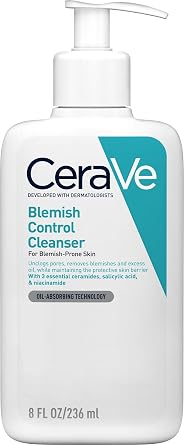 CeraVe Blemish Control Cleanser for Blemish-Prone Oily Skin, 236ml