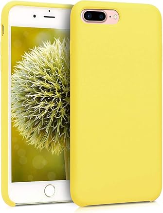 kwmobile Funda para Apple iPhone 7 Plus / 8 Plus - Carcasa de [TPU] para tel?fono m?vil - Cover [Trasero] en [Amarillo Pastel]