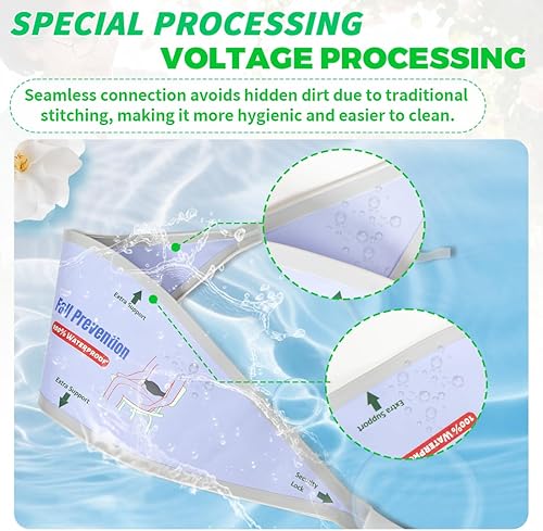 Miniatura 7 de Cinturón de seguridad para silla de ducha para ancianos/discapacitados, cinturón de seguridad universal antideslizante para ducha para evitar