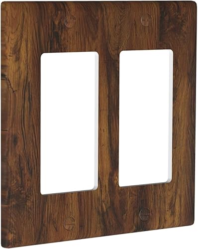 Miniatura 53 de Cubierta de interruptor de luz de palanca doble de 2 cuadras, color rosa, hongos, flores, placa de pared, placa frontal eléctrica, retro, años 70,