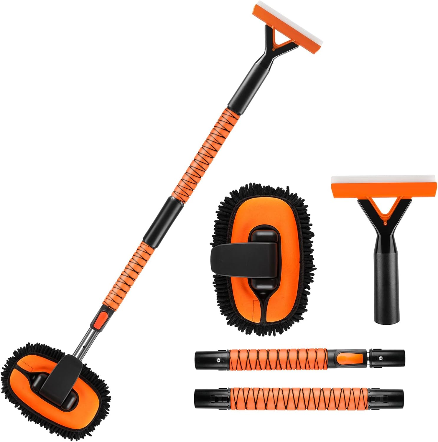 Qunlei Car Wash Brush with Long Handle Detachable