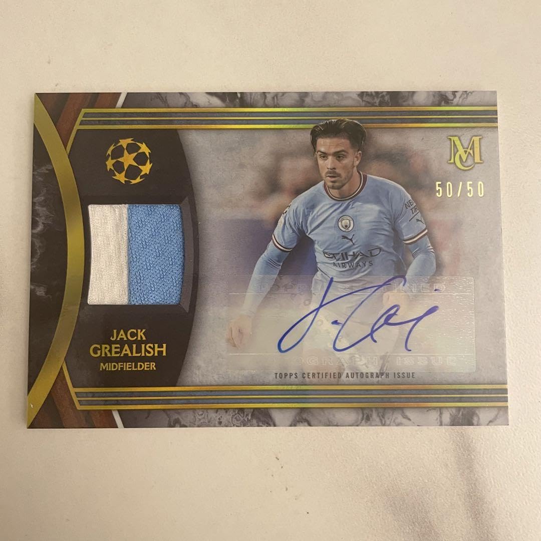 その他 Jack Grealish Museum Auto Relic Card /50 Amazon.co.jp: Jack Grealish Museum Auto Relic Card /50