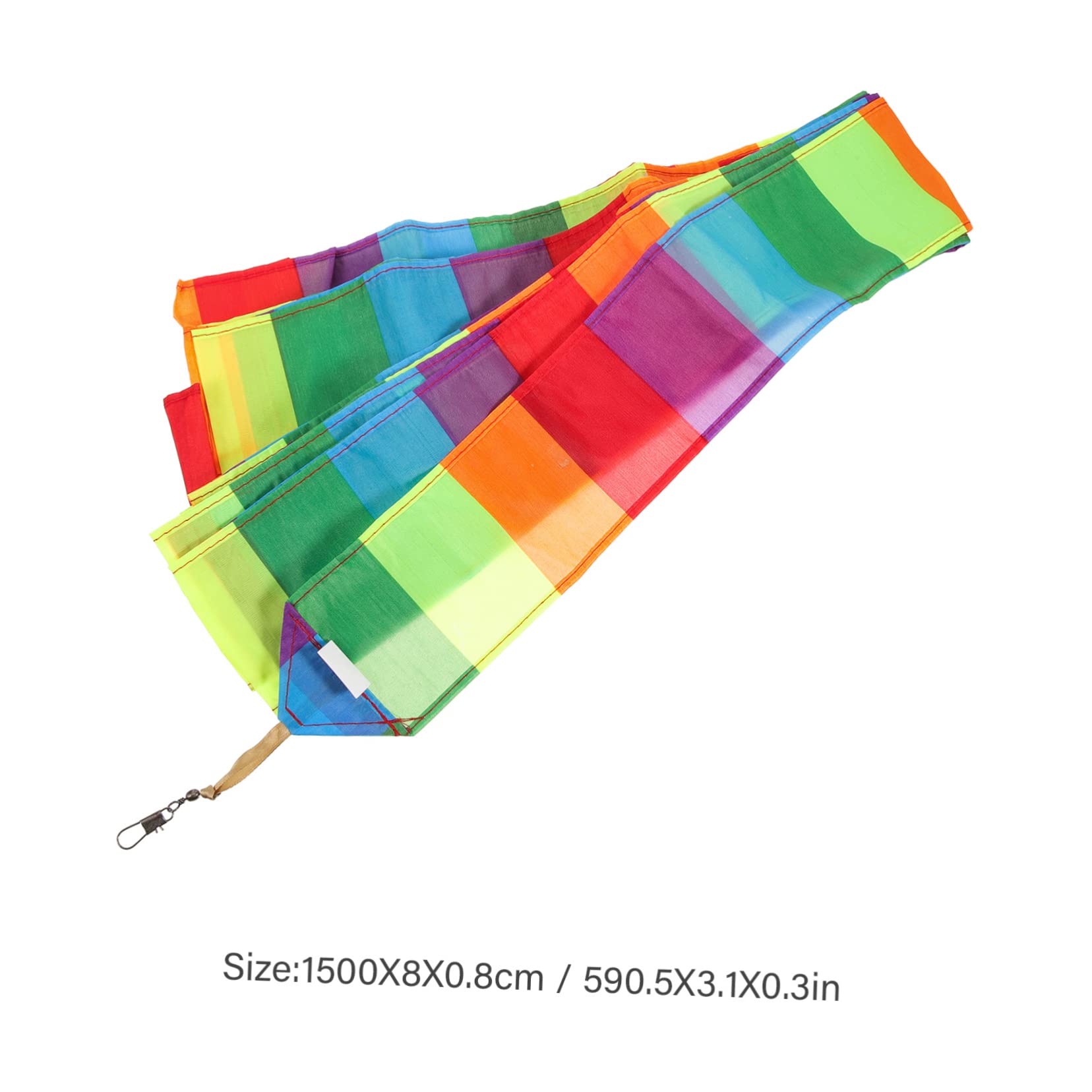 Veemoon Outdoor Party Streamers 15m Long Kite Tails Colorful Kite Decorations for Beach Garden Park