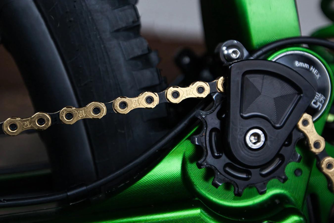 Amazon.com : KMC X12 12 Speed Chain, 126 Link, Black/Ti-N Gold