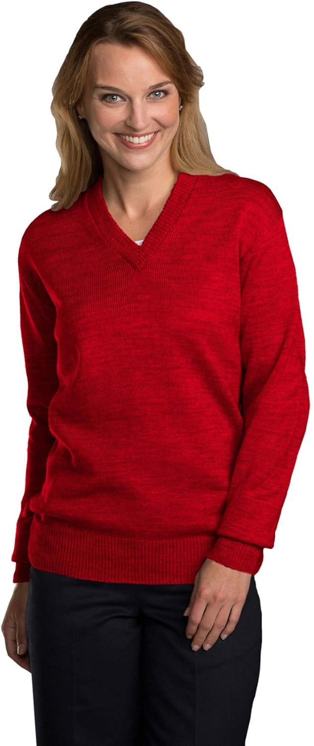 Averill's Sharper Uniforms Unisex Classic V-Neck Pullover School Sweater