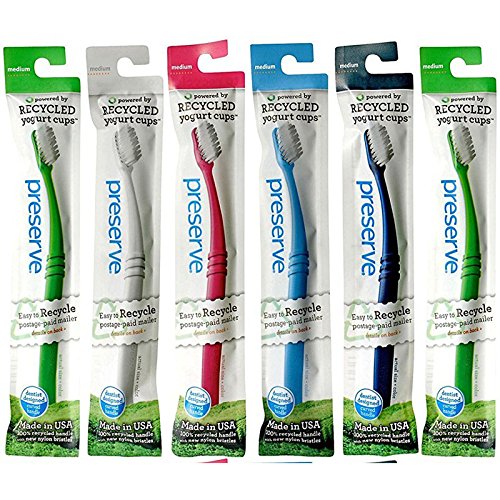 Tbrush, Adult, Med, with Mailer, Ct (Pack of 6) (Colors May Vary) ( Value Bulk Multi-pack)