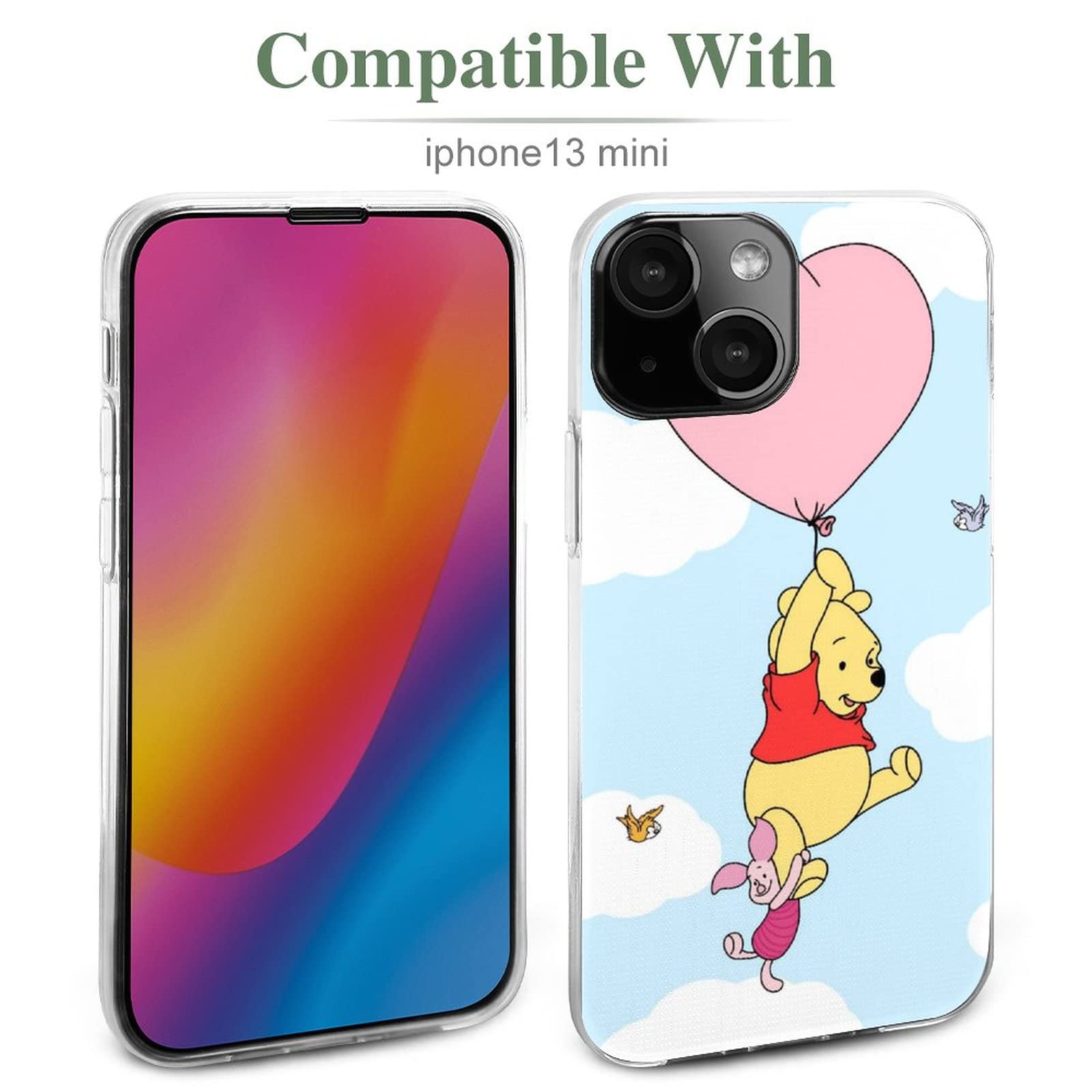 Amazon | かわいいクマ漫画動物iPhone13porシリーズ携帯電話ケース 