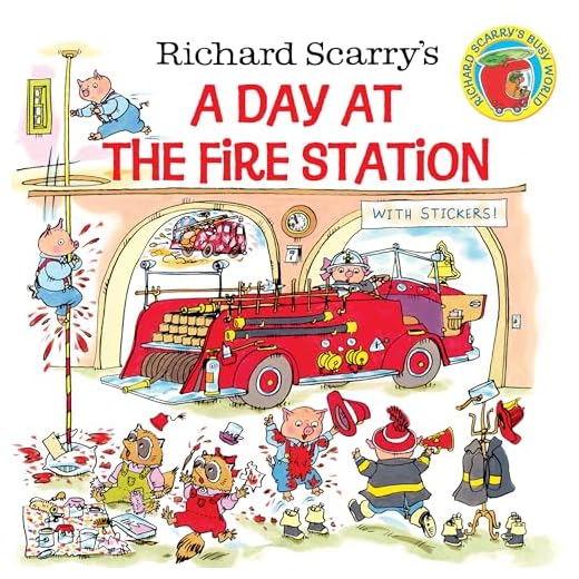 Richard Scarry's A Day at the Fire Station (Pictureback(R))