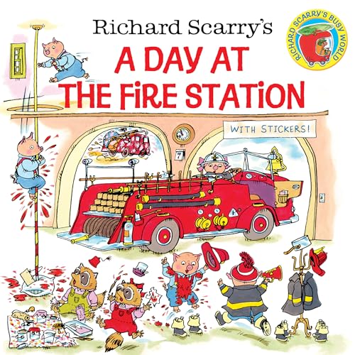 Image of Richard Scarry's A Day at the Fire Station (Pictureback)