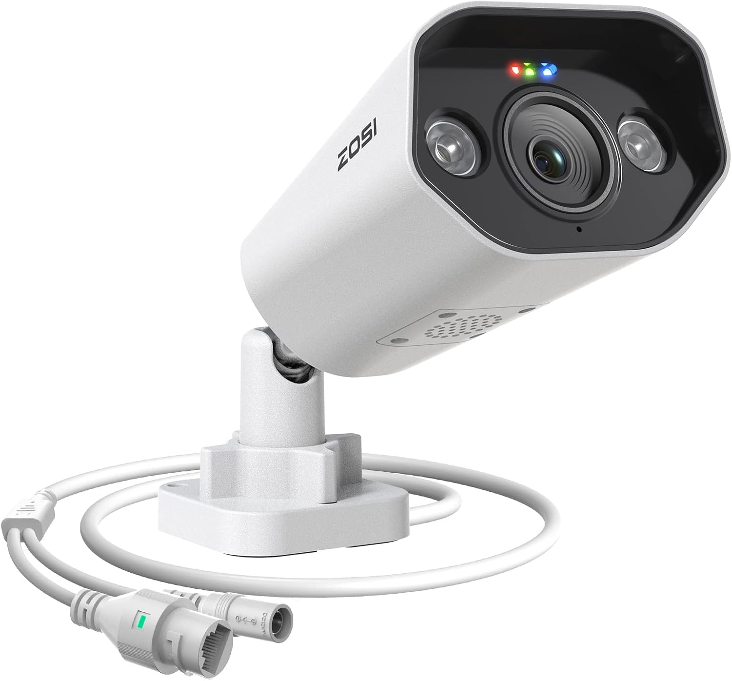 ZOSI 4K PoE IP Camera Outdoor Indoor Bullet Security Camera with Person