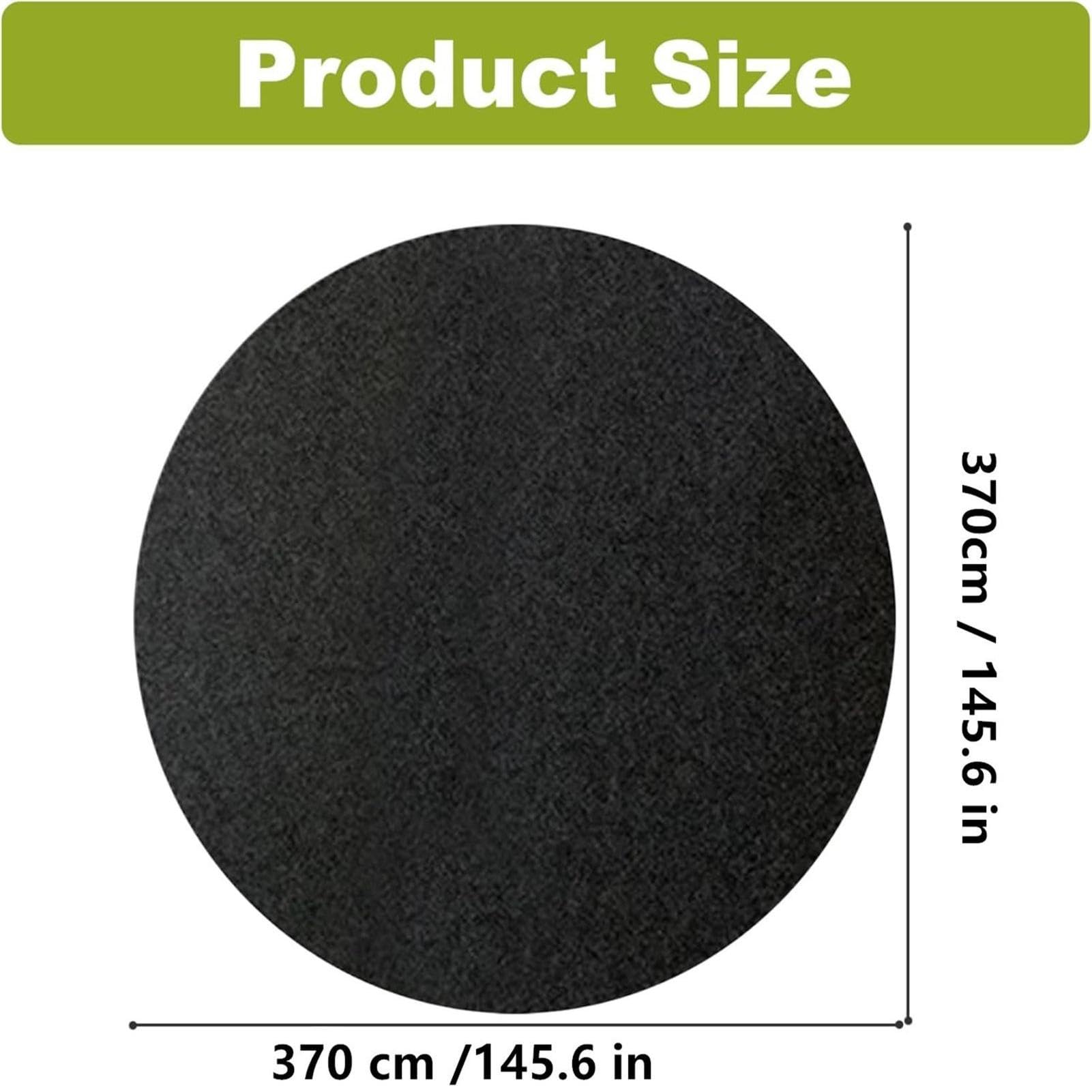 Alfombra y Bañera Protector Antideslizante y Absorbente | 3,7 m alfombras de protección para suelo de hidromasaje para Interior, Exterior, Jardín, Patio, Césped, Piscina, Terraza,
