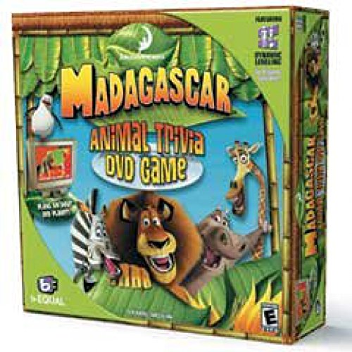 Specialty Board Games Madagascar Animal Trivia Dvd Game #TOP4