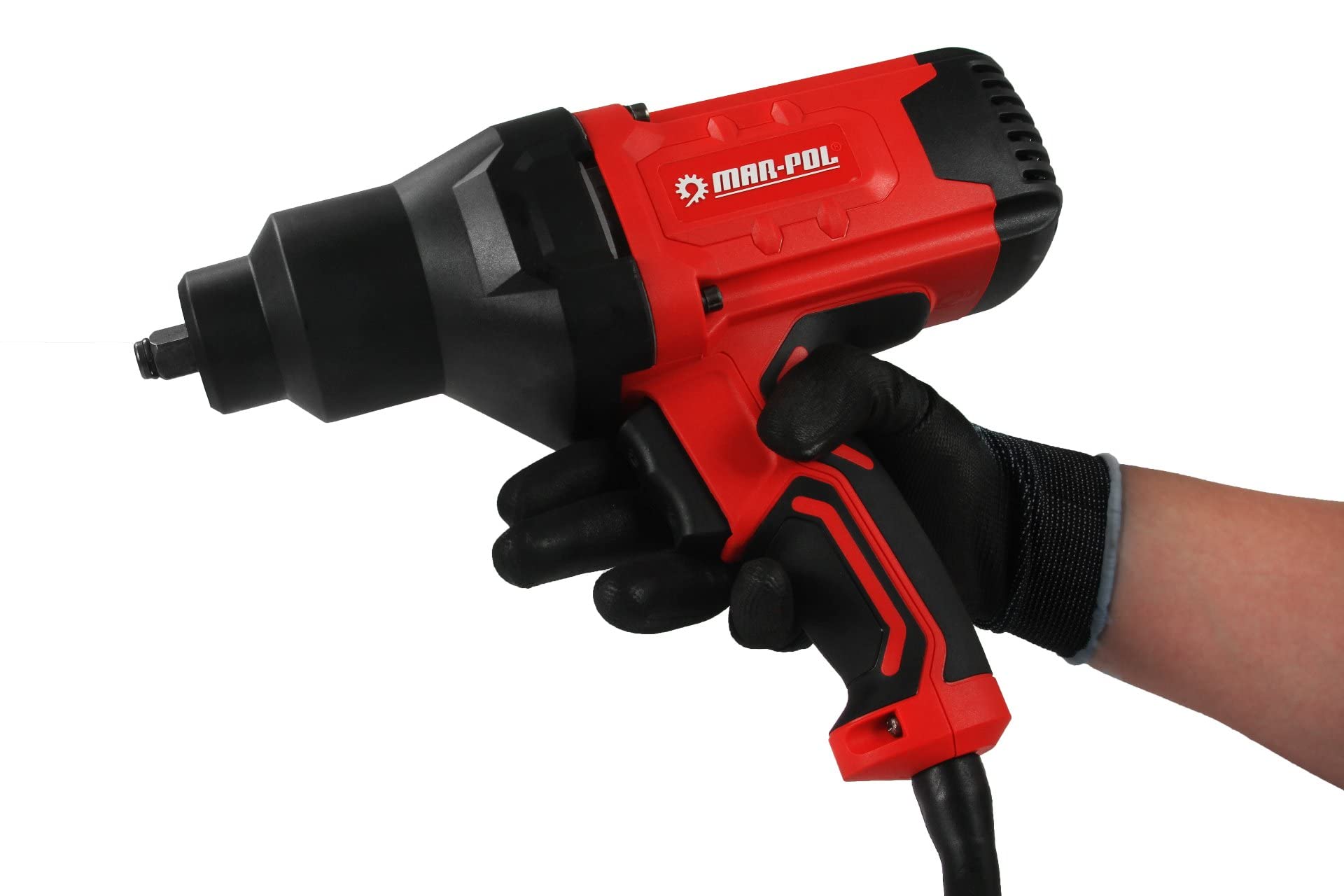Marpol Set Avvitatore elettrico ad impulsi Sostituzione Pneumatici e Riparazione Auto Officina reversibile Compatto 1/2" 800NM 950W 2200giri/min 230V