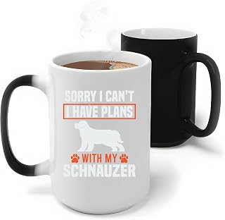 Unique and Funny Miniature Schnauzer Gift for Dog Lovers of All Ages 11oz 15oz Color Changing Mug
