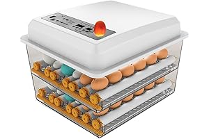 Egg Incubator Hatcher for 128 Chicken and Duck Eggs