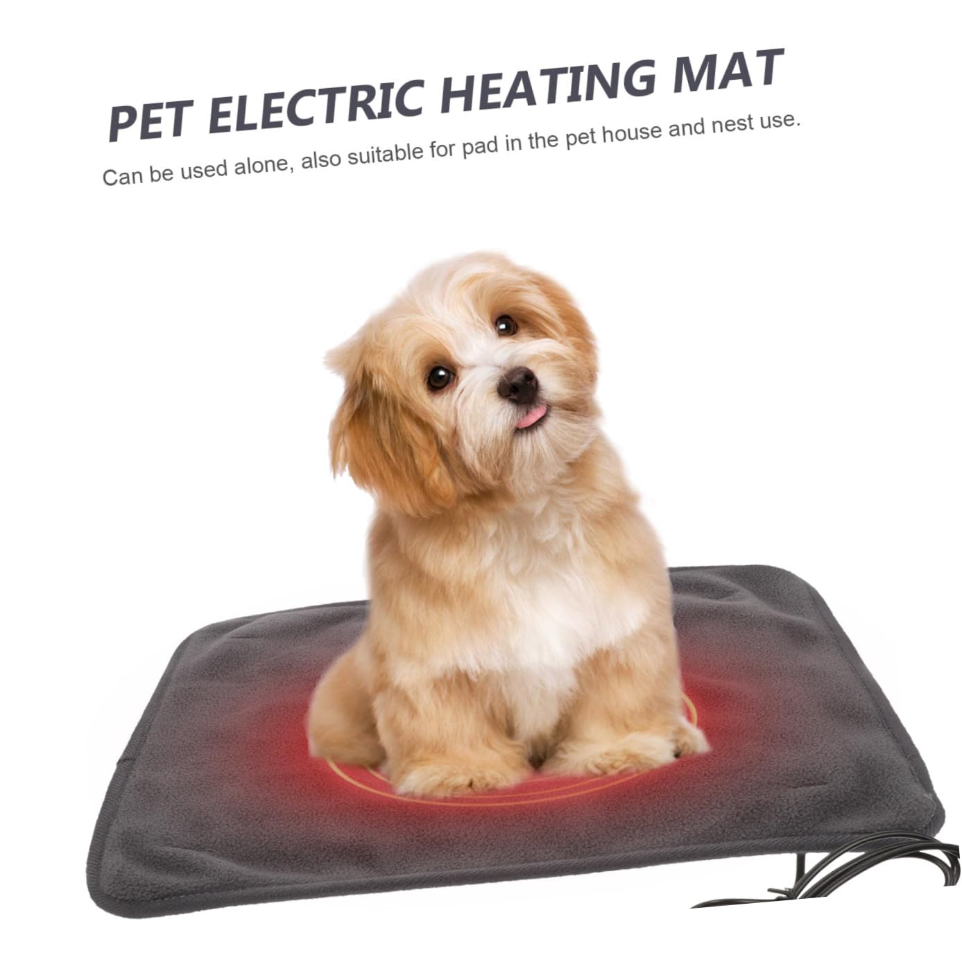 Heizmatte Polyester aus Verstellbare Haustier für Kleine Hunde und Katzen