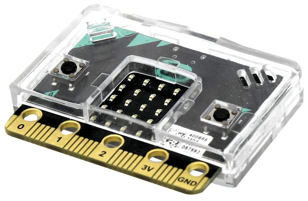 Hq Tec Clear Case For Bbc Microbit, For Use With Micro Bit And Crumble, Accessory Type Clear Case, Enclosures & 19" Cabinet Racks