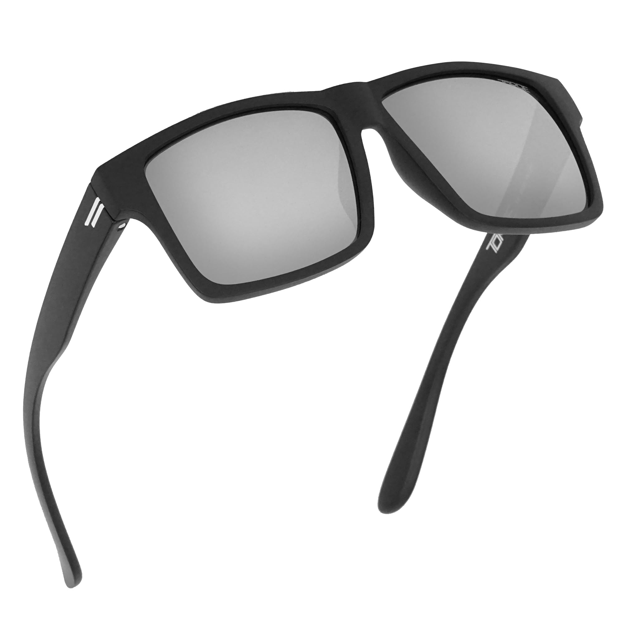TOROE Classic RANGE TR90 Frame Polarized Unbreakable Sunglasses with Hydrophobic Coated Polycarbonate AR Lenses