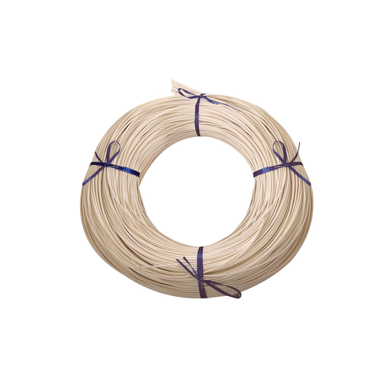 Tubo de Peddigrohr, 6 mm de diámetro de material trenzado, rollo de aprox. 500 g, tubo de peddigrohr natural (Ø-6 mm, A)