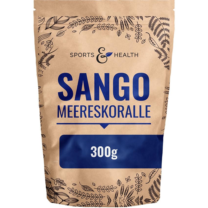 Sango Meereskoralle Pulver In Großer Packung Mit 300g - Mit Natürlichem Calcium Und Natürlichem Magnesium Im 2:1 Verhältnis