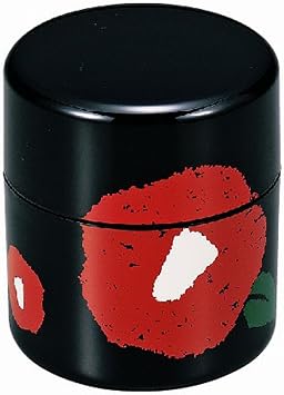 Hakoya 56784 Black Camellia Tea Tube, Black Camellia