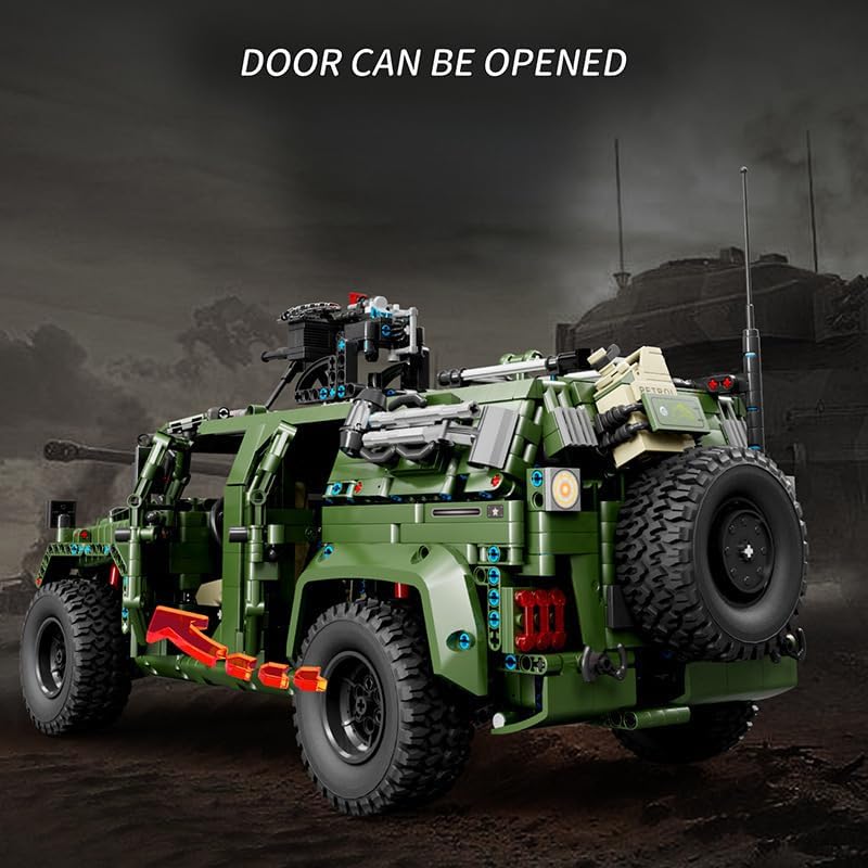 T4015 Warrior Military Car with open side door
