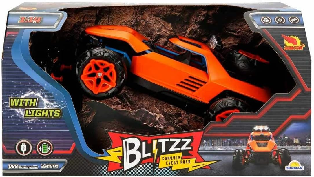 1:14 Suncon Blitzz USB Şarjlı Işıklı Uzaktan Kumandalı Araba 32 cm