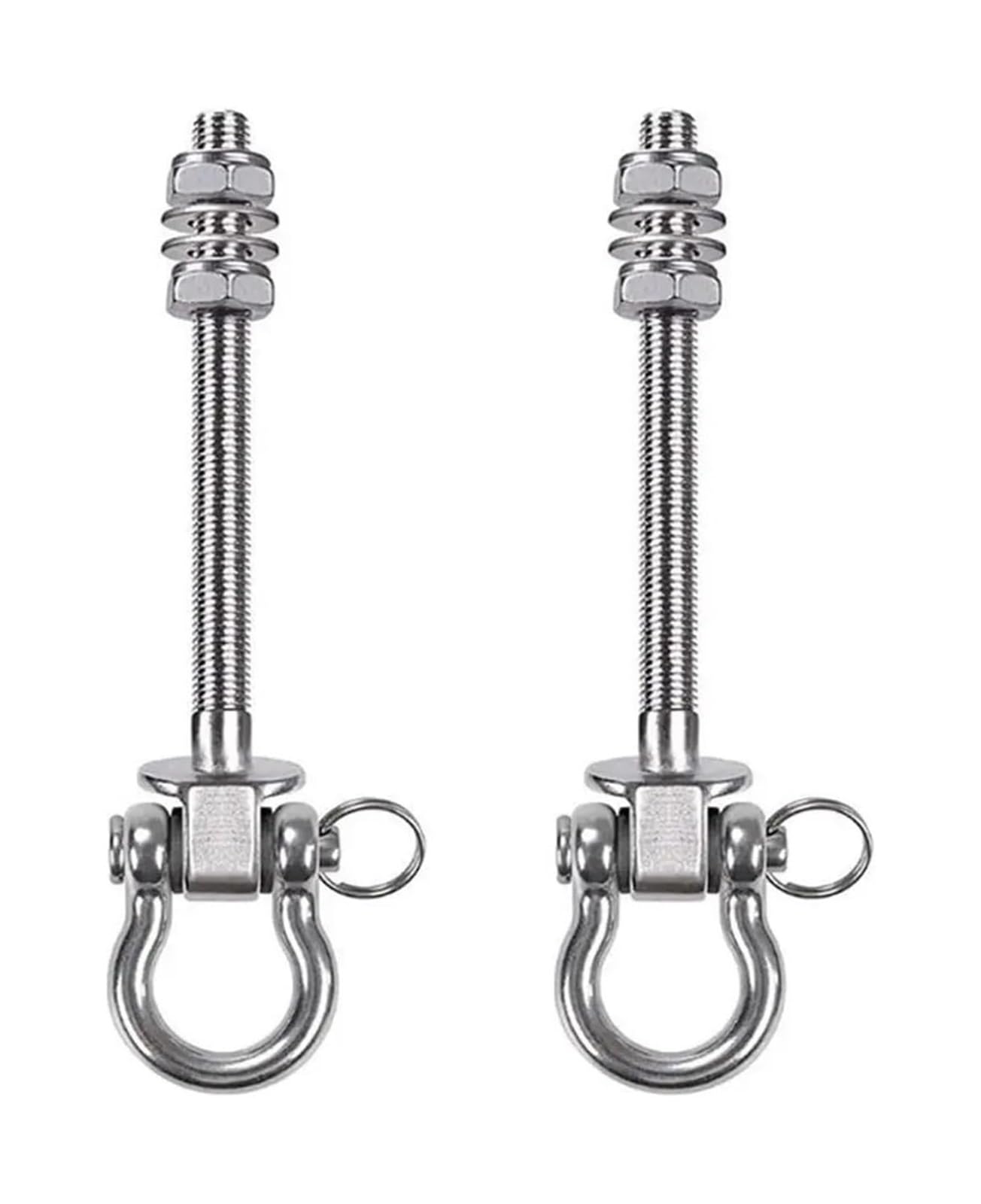 EAmrfvqt Hammock Hooks Hanger, Hammock Hooks Stainless Steel for Ceiling Porch Gym Yoga(B1)