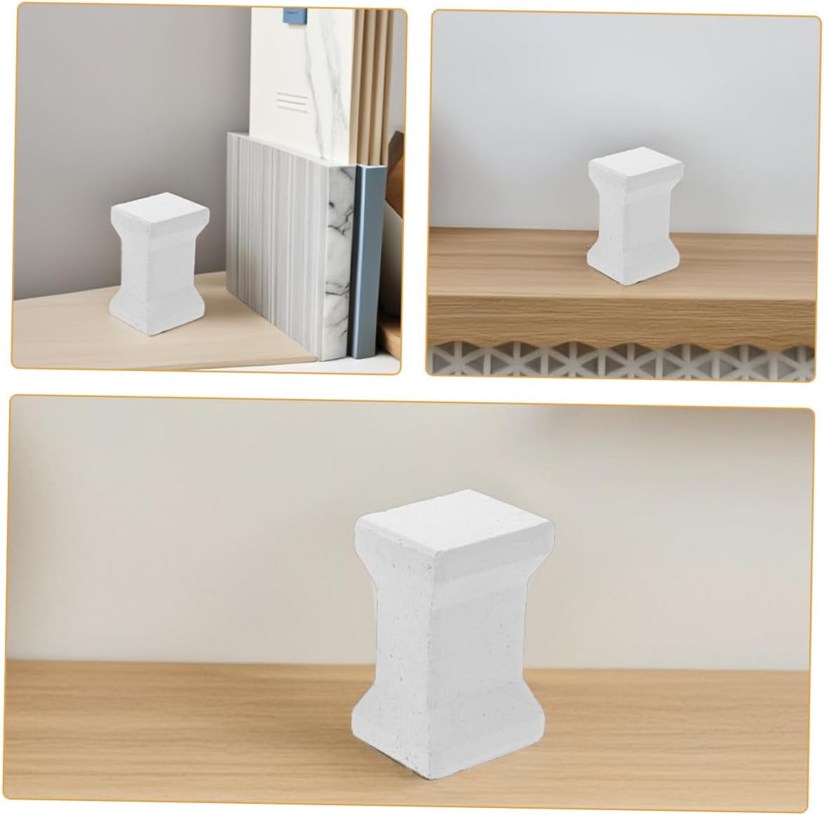 PERSELOSO 2pcs Kiln Posts Reusable Ceramic Kiln Furnace Support Pillars 10cm for Pottery Making and Electric Firing Accessories