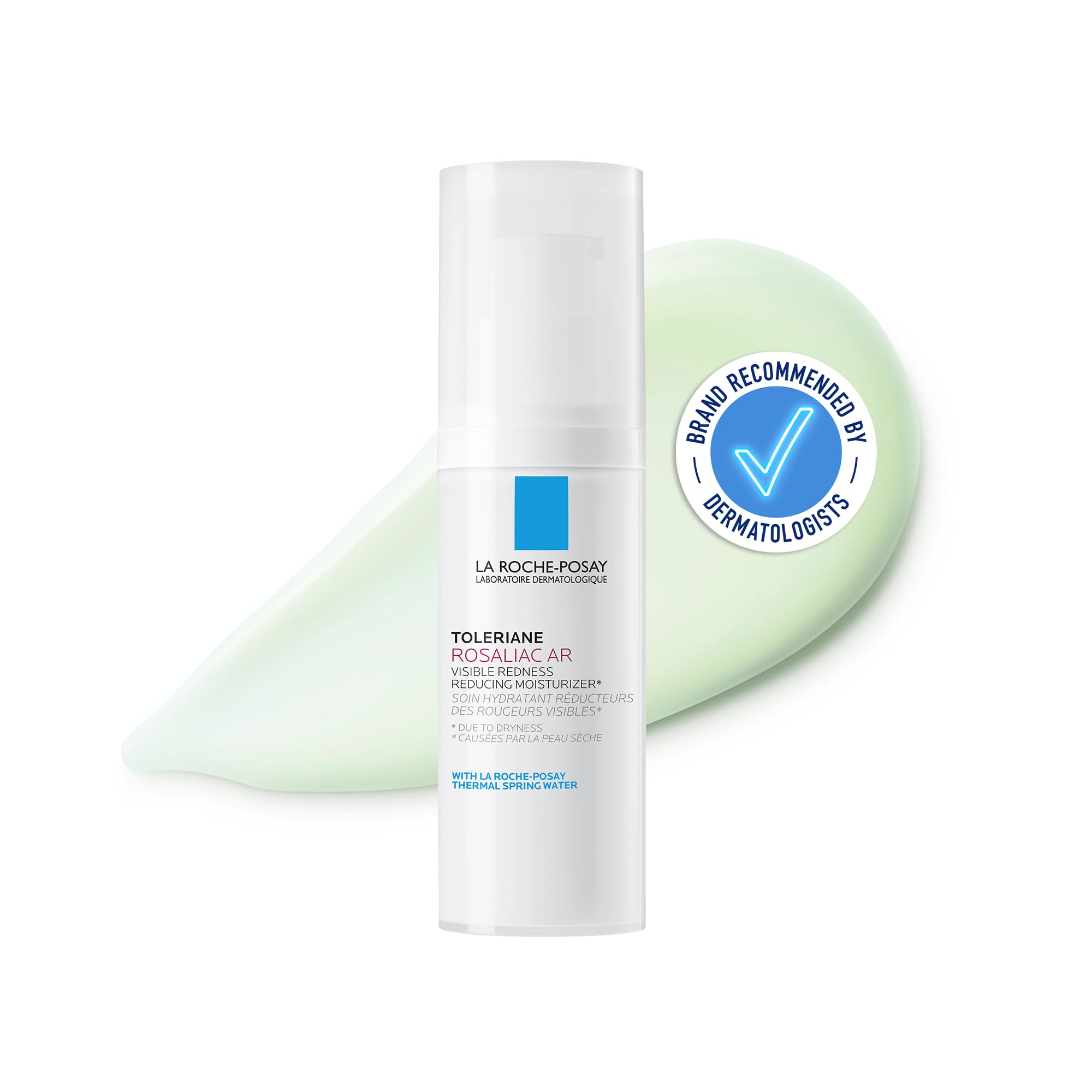 La Roche-Posay Toleriane Rosaliac AR, Trattamento Anti-Rossori, Adatto a Pelle con Rossori, Effetto Correttivo, Risultato Idratante, Formula Concentrata con Sphingobioma e Acqua Termale, 40ml