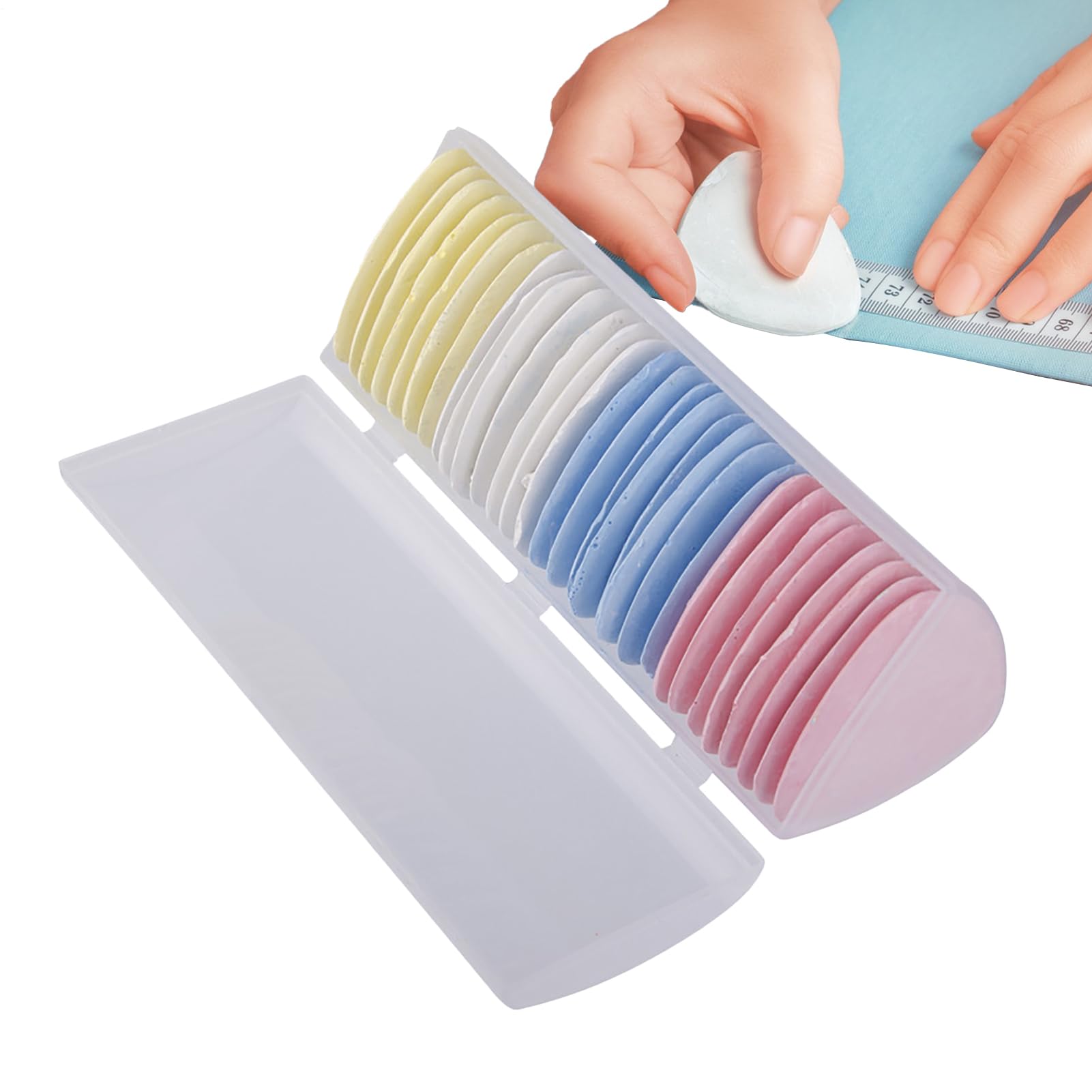 Tailors Chalk | Fabric Erasable Marking Tool Triangle Shape Chalk - Quilting Supplies For Professional Tailors, Designers, Dressmakers