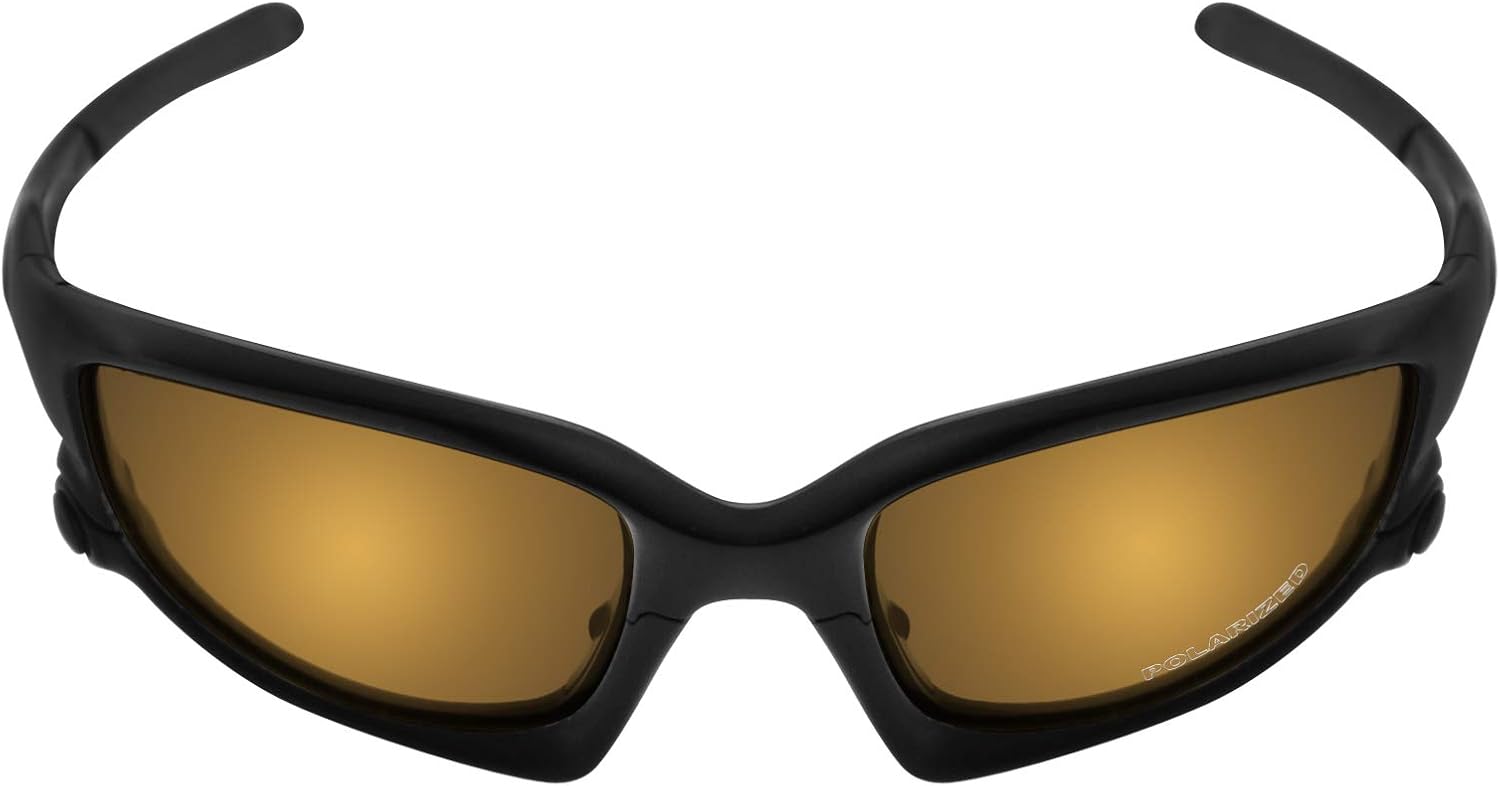 Mryok Plus Polarized Replacement Lenses for Oakley Split Jacket OO9099 Sunglasses, HD Polarized, UV Protection, Impact Resistant & Perfectly Fit - Bronze Gold