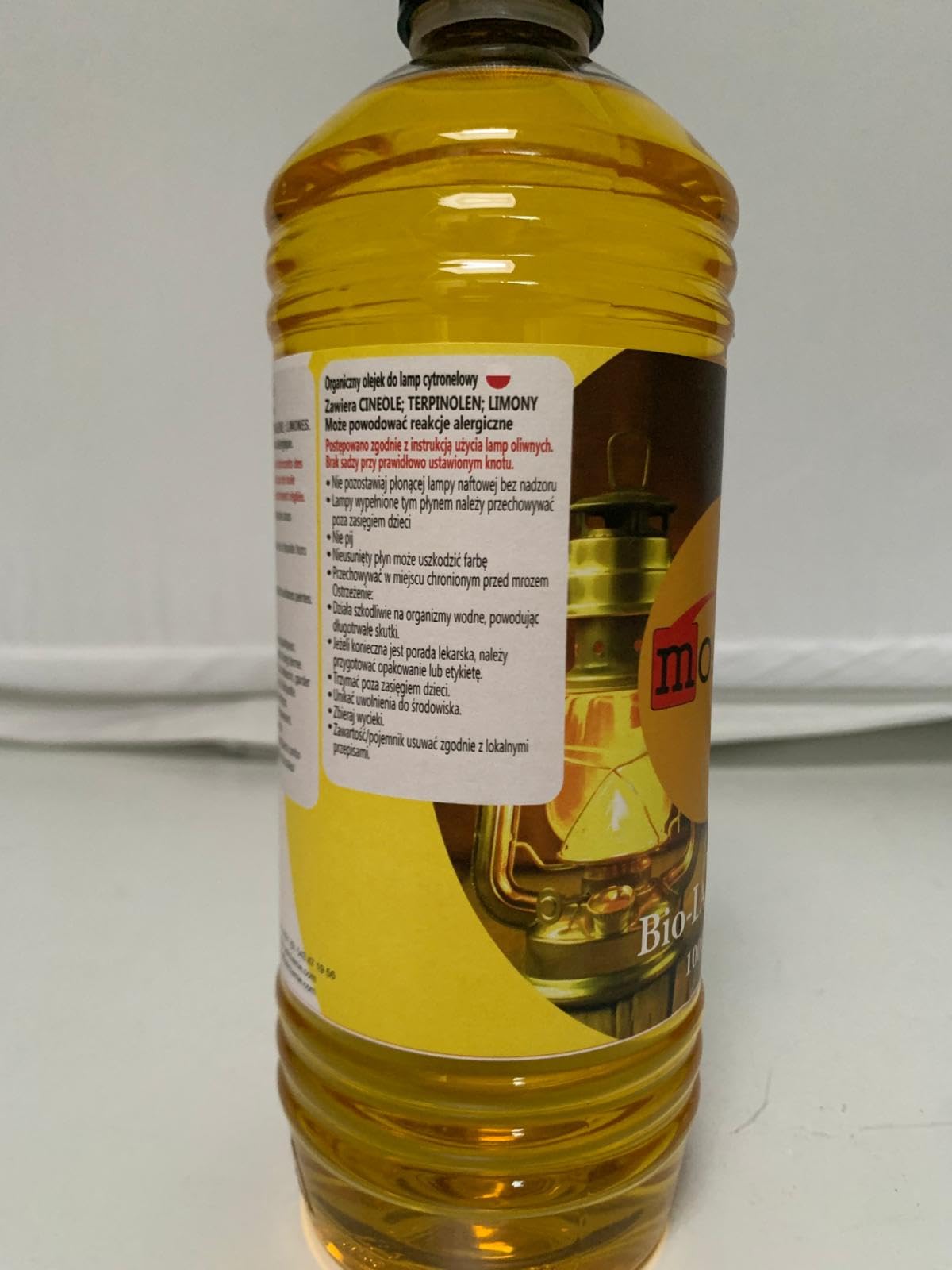 Moritz Lot de 4 flacons d'huile bio pour lampe à la citronnelle 1000 ml