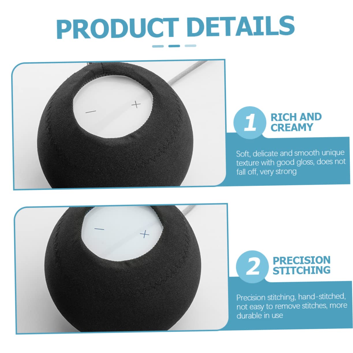 KICHOUSE Lightweight Speaker Cover Bag Waterproof Dustproof Protective Case for Outdoor Wearable Speaker Compatible Easy Access Power Cable Slot