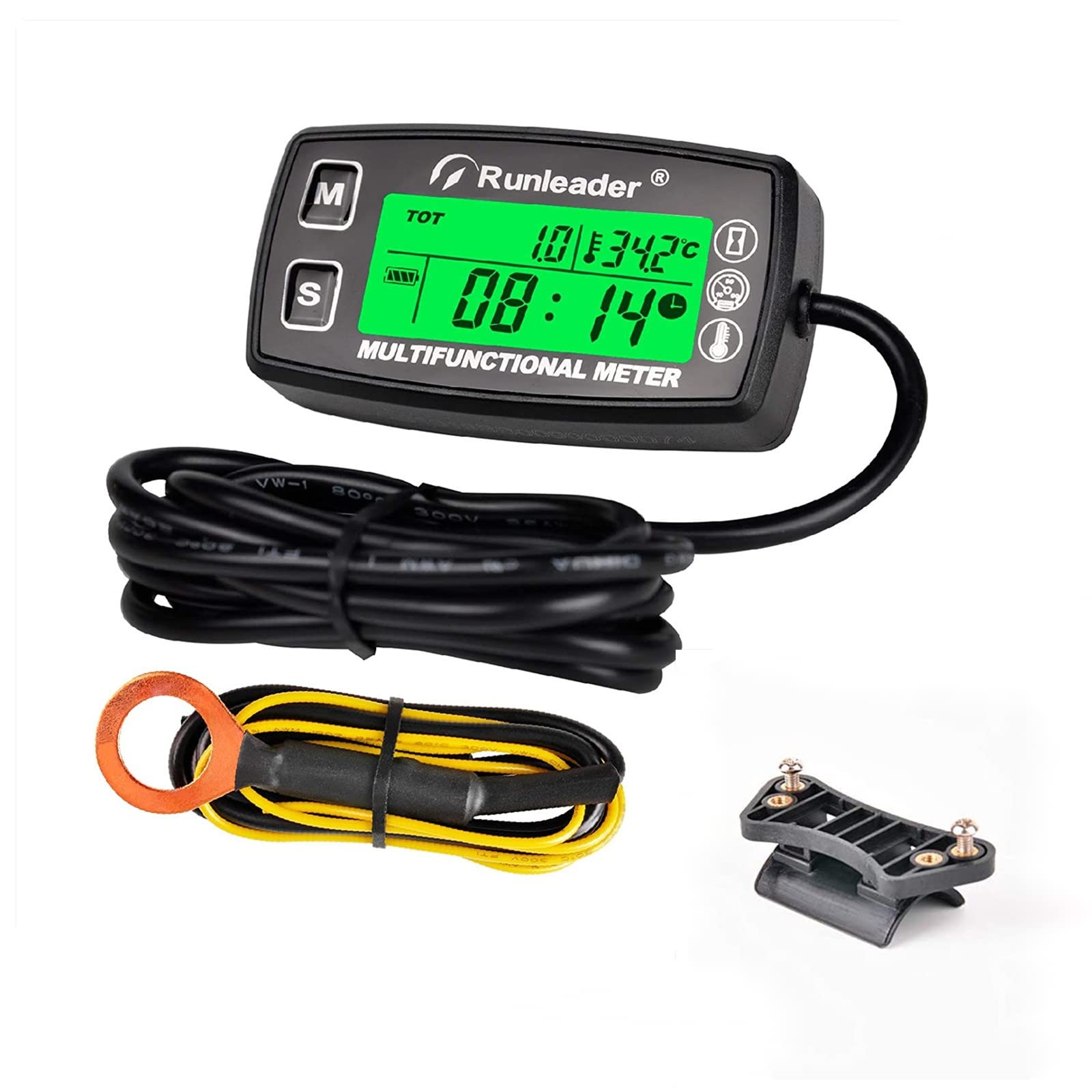 Buy Runleader Digital Tach Hour Meter with ing Bracket,Engine