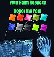 Vista 1 de Hand Massage Exercise Therapy Balls-Deep Tissue Trigger Point Self Massage Rehab Reflexology Ball Arthritis Pain Relief Workout for Hands Palm Back