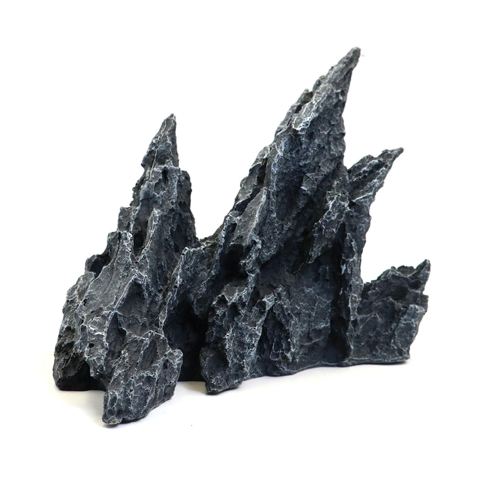 Rettili realistici Serbatoi Decorazione Acquari Paesaggio Pesci Tartarughe Parete Durabilità Non tossico Roccia Artificiale Ornamento Acquari Paesaggio Pesci Tartarughe Parete