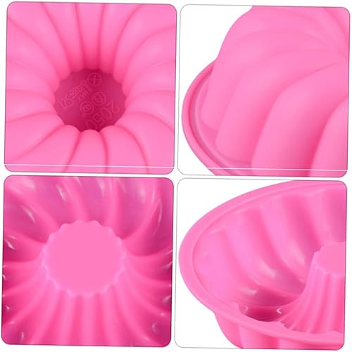 Miniatura 6 de Ciieeo Molds Molde De Para Resina Spiral Pattern Cake Mold Cookie Stencils Silicone Baking Pan Silicone Bakeware Baking Tray Gummy Mold Silicone