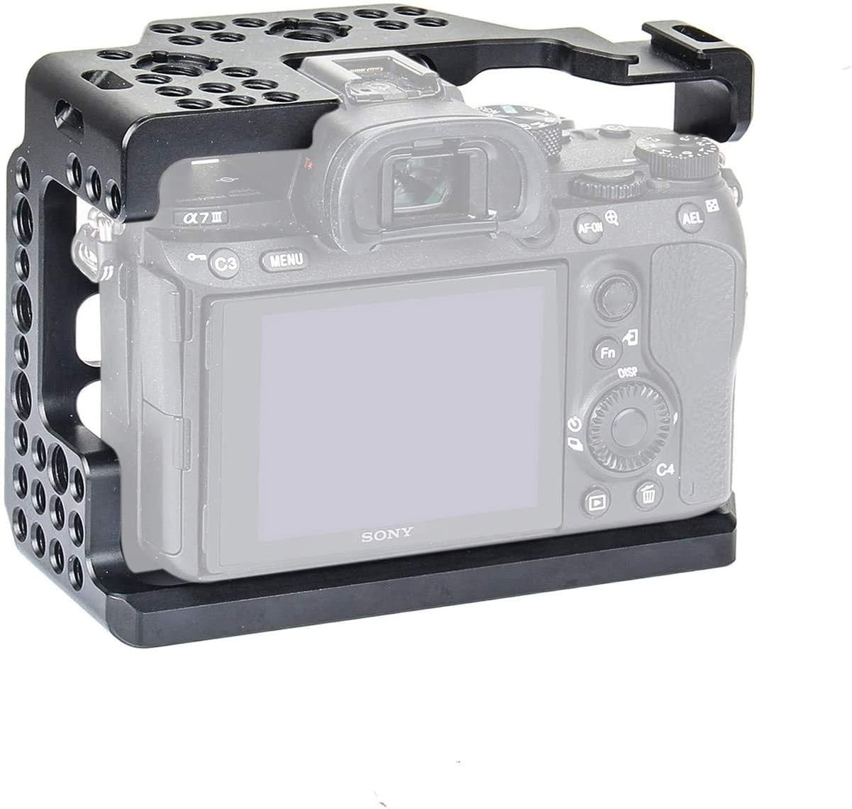 Bеѕt Dеаl EachRig A7RIII / A7III Camera Cage for Sony A7RIII / A7III Camera (ILCE-7RM3 / A7R Mark III) with Cold Shoe and Locating Holes
