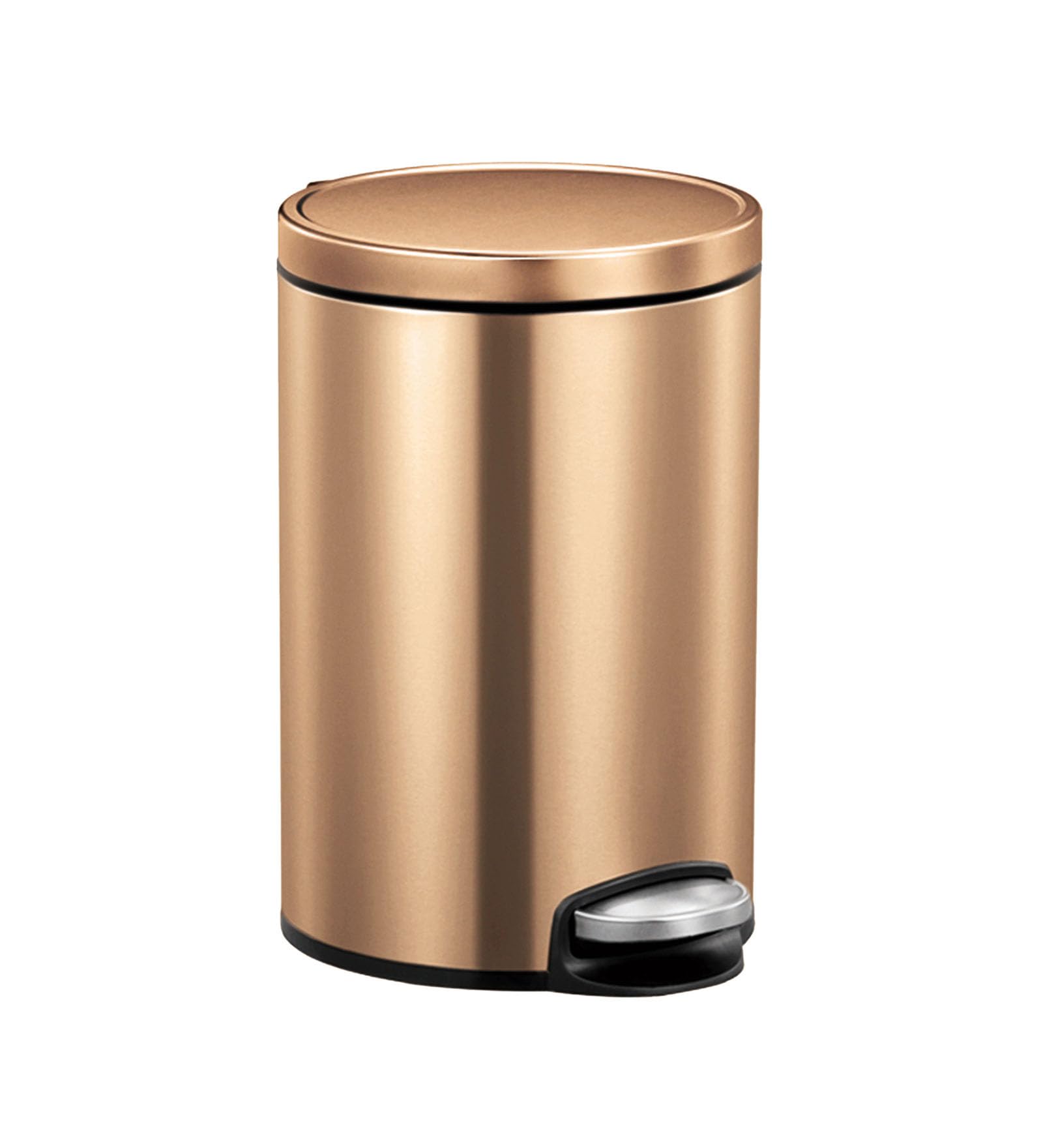 Bronze Copper Pedal Bin - 20L Stainless Steel Trash Can -15