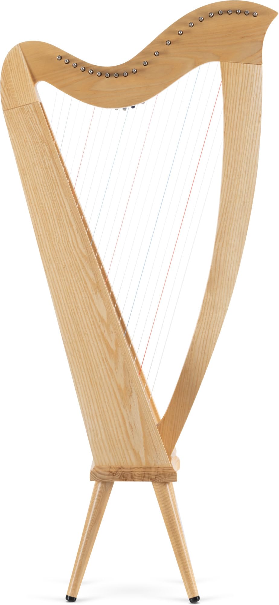 Classic Cantabile H-22LG Harpe Celtique 22 cordes en Mi bémol majeur, frêne, mécanique demi-ton premium, pieds, housse et 2 clés d’accord, hauteur 106,5 cm.