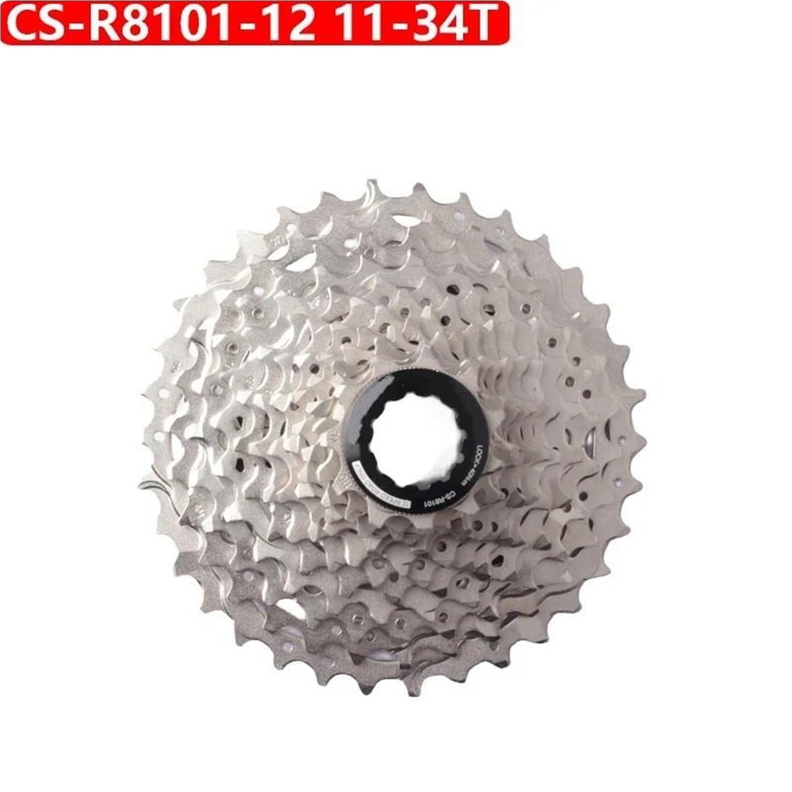 Compatible con Cassette Bicicleta CS-R8101-12 12s R8100 Compatible con Rueda Libre HYPERGLIDE+ K7 Compatible con Bicicletas Carretera 11-30T/11-34T