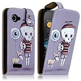 Seluxion   Housse Coque Etui pour Wiko Cink Slim/Slim 2 avec Motif KJ20