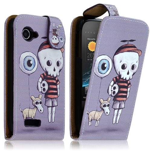 Seluxion - Housse Coque Etui pour Wiko Cink Slim/Slim 2 avec Motif KJ20